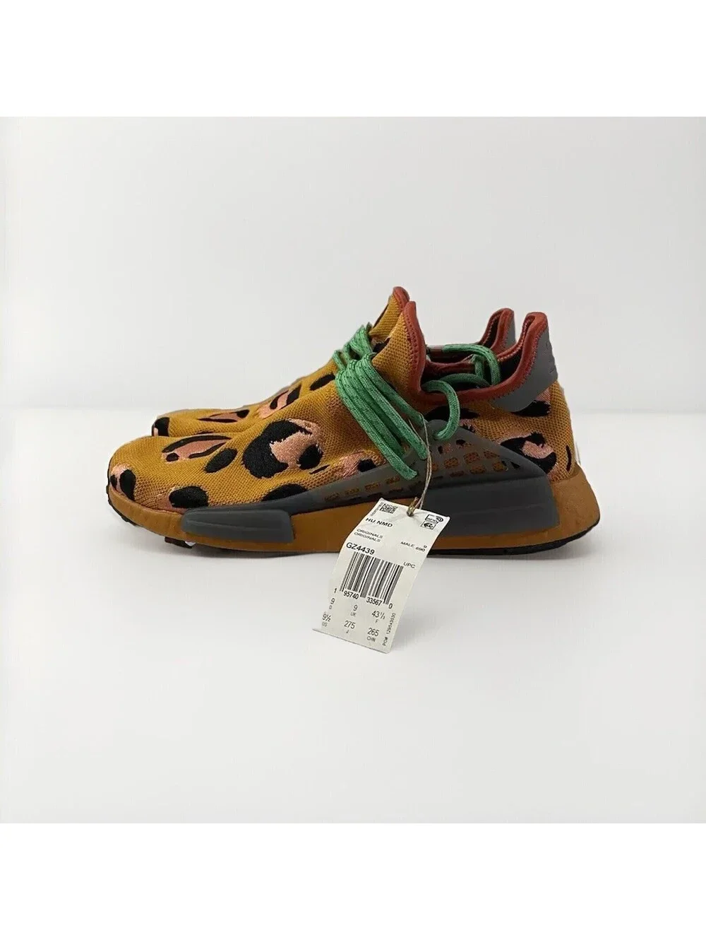adidas Pharrell x NMD Human Race Animal Print Men’s Size 9.5 Casual Shoes GZ4439